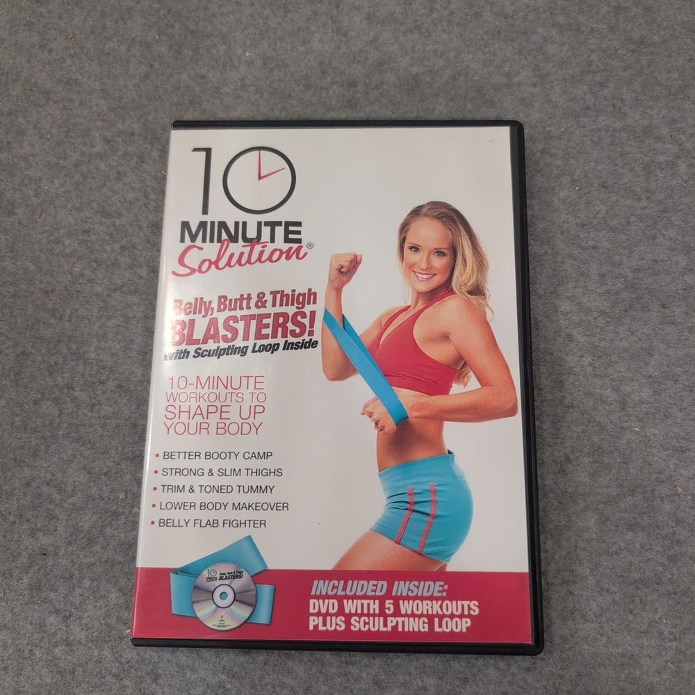 10 Minute Solution Belly Butt Thigh Blasters DVD Jessica Smith Sculpting Loop